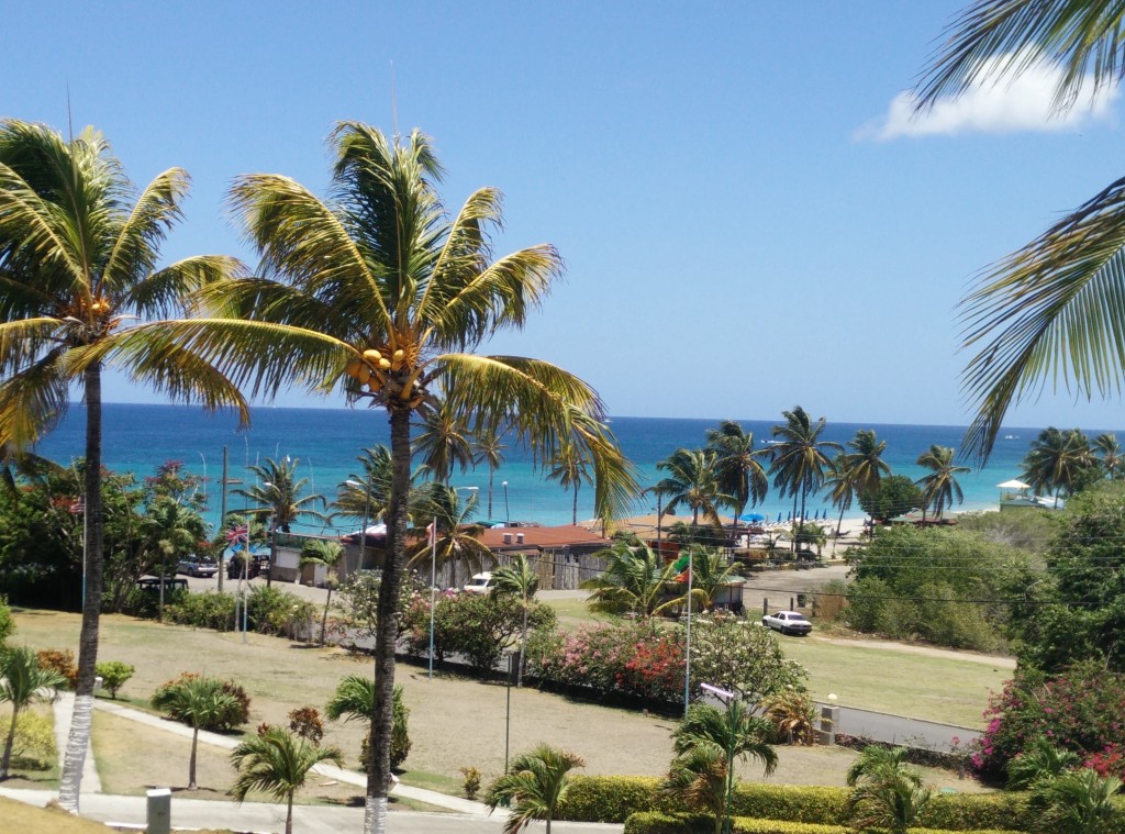 St Kitts - view of Frigate Bay South Beach